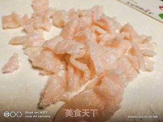 榨菜肉松虾片寿司的做法步骤:7