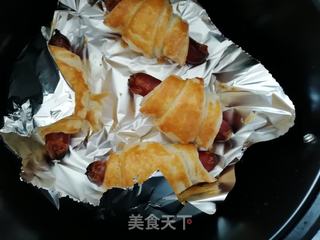 飞饼香肠卷的做法步骤：7