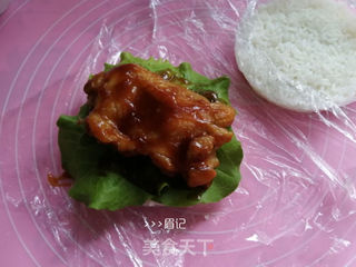照烧鸡腿米饭汉堡的做法步骤:18