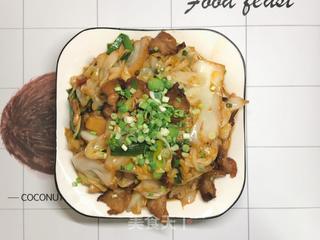 好吃到爆的腊肉手撕包菜的做法步骤:6