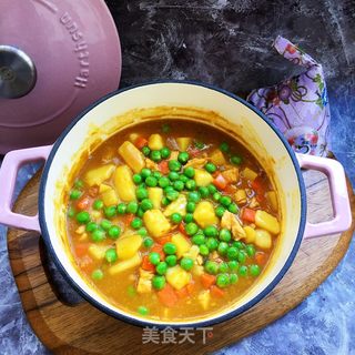 咖喱鸡肉土豆饭的做法步骤：15