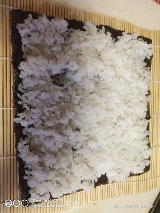 油条榨菜寿司的做法步骤:2