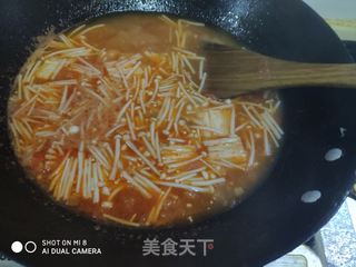 番茄豆腐汤的做法步骤：8