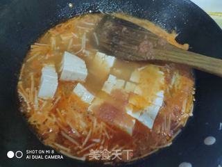 番茄豆腐汤的做法步骤：9