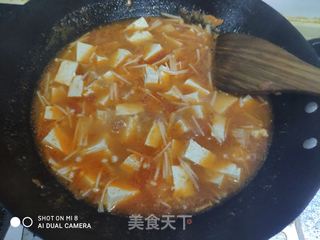 番茄豆腐汤的做法步骤：10