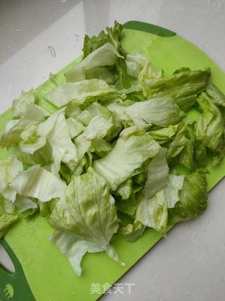 蒜香生菜球的做法步骤:2