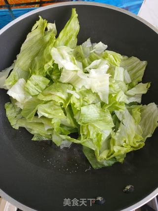 蒜香生菜球的做法步骤:6