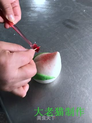 寿桃馒头的做法步骤:40