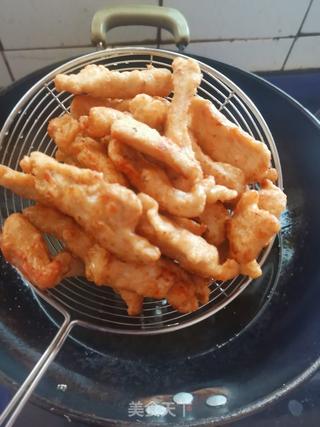 鸡肉版糖醋里脊的做法步骤:9