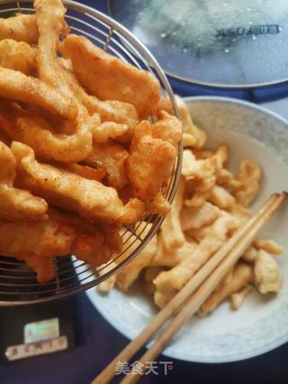 鸡肉版糖醋里脊的做法步骤:10