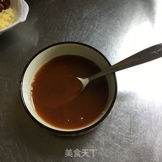 肉末豆干炒蒜苔的做法步骤：2