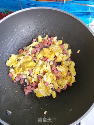 蒜薹拌刀削面的做法步骤:4