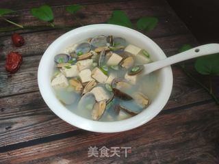 花蛤豆腐汤的做法步骤:15