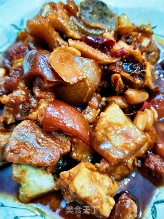 腐乳花生烧猪手的做法步骤:10