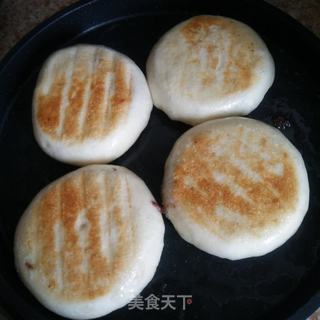 发面豆沙饼的做法步骤:9