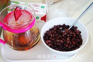 红豆奶茶的做法步骤:4
