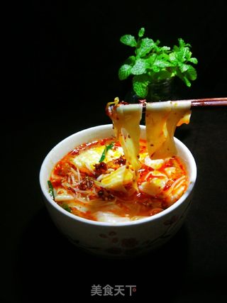 香葱鸡蛋挂面的做法步骤:13