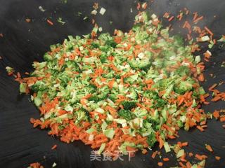 让你欲罢不能的♥蔬菜炒饭的做法步骤:11