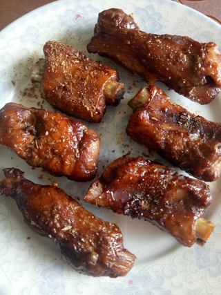 孜然烤排骨的做法步骤:7
