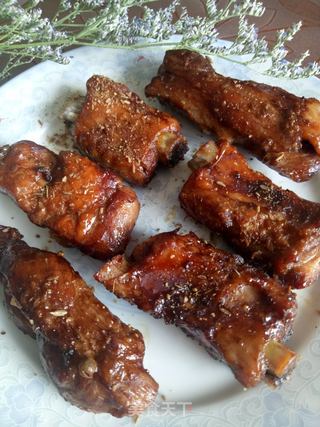 孜然烤排骨的做法步骤:8