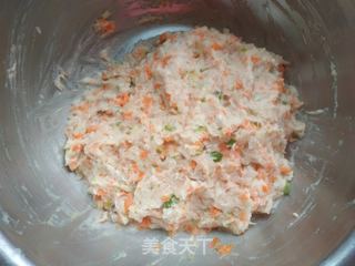 鳕鱼蔬菜饼的做法步骤:7