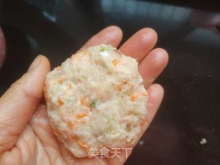 鳕鱼蔬菜饼的做法步骤：8