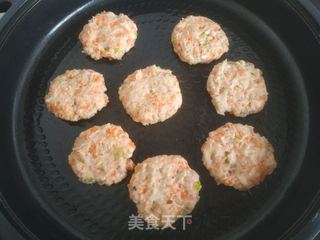 鳕鱼蔬菜饼的做法步骤:9