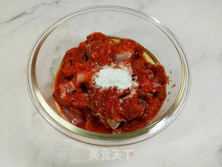 豌豆仁炒牛肉的做法步骤:2