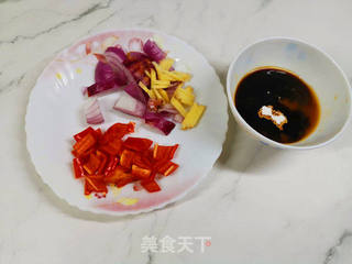 豌豆仁炒牛肉的做法步骤:3