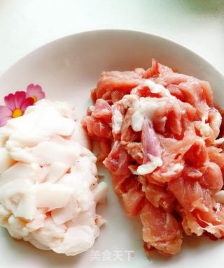青椒豆豉炒肉的做法步骤:2