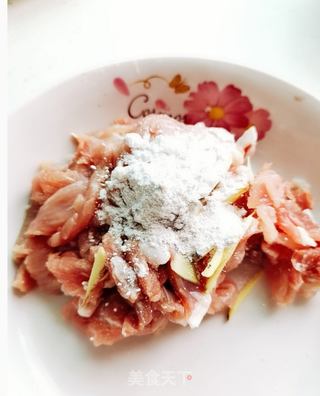 青椒豆豉炒肉的做法步骤:4