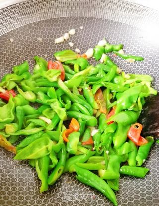 青椒豆豉炒肉的做法步骤:10