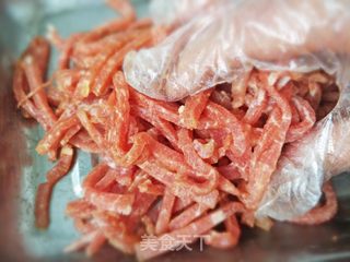 京酱肉丝的做法步骤:5