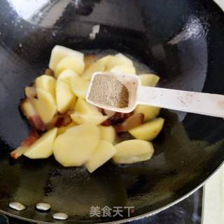 腊肉土豆米饭的做法步骤:8