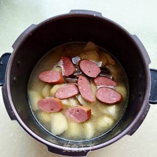 腊肉土豆米饭的做法步骤:11