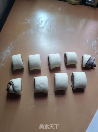 双色刀切馒头的做法步骤:11