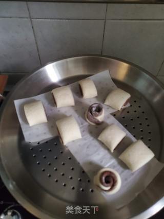 双色刀切馒头的做法步骤:12