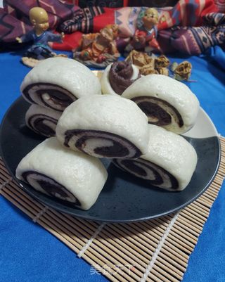 双色刀切馒头的做法步骤:17