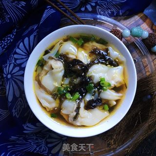 紫菜虾仁鲜肉馄饨的做法步骤：15