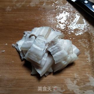 蒜香青椒回锅肉的做法步骤:6
