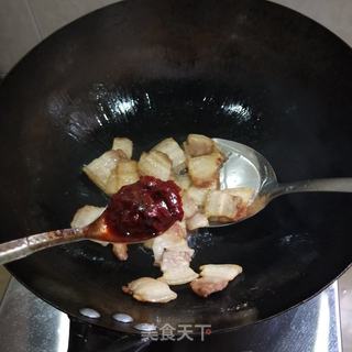 蒜香青椒回锅肉的做法步骤:10