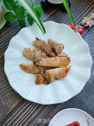 煎烤鸡腿肉的做法步骤:11