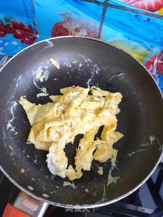 香椿炒饭的做法步骤:5
