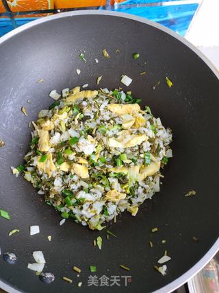 香椿炒饭的做法步骤:7