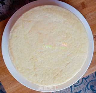 完美不塌陷的蒸锅蒸8寸戚风蛋糕 详细步骤 的做法步骤:14