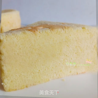 完美不塌陷的蒸锅蒸8寸戚风蛋糕 详细步骤 的做法步骤:16