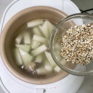滋阴养胃祛湿--老鸭冬瓜薏米汤的做法步骤:8
