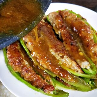 酿青椒的做法步骤:12
