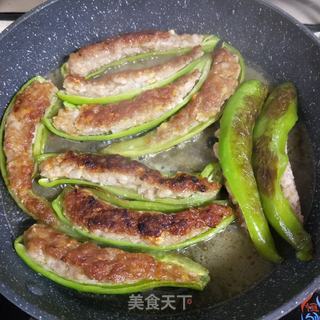 酿青椒的做法步骤:10