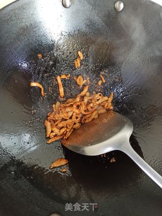 肉丝杂菜煮莜面的做法步骤:3